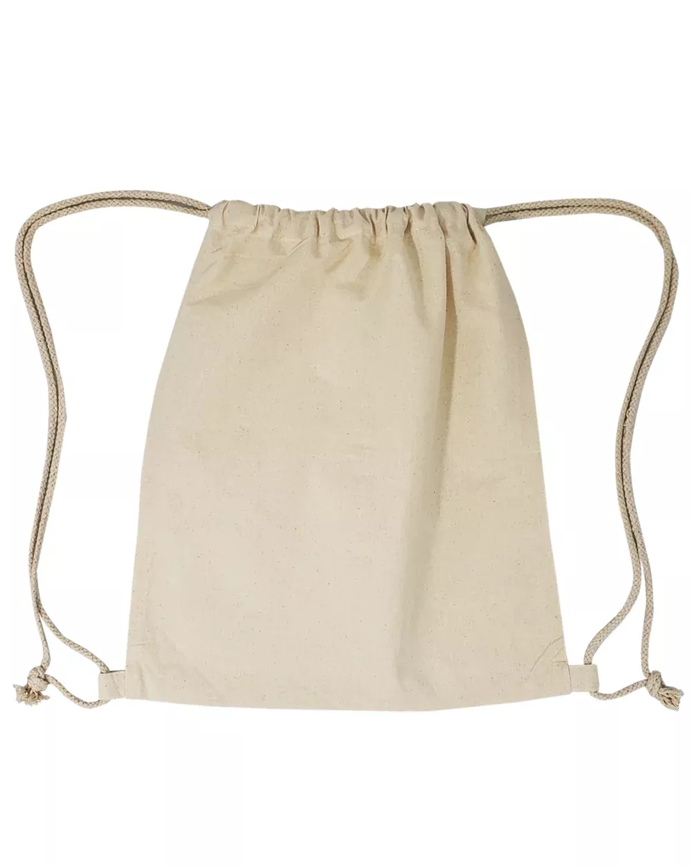 12 ct 100% Cotton Drawstring Cinch Bags - By Dozen