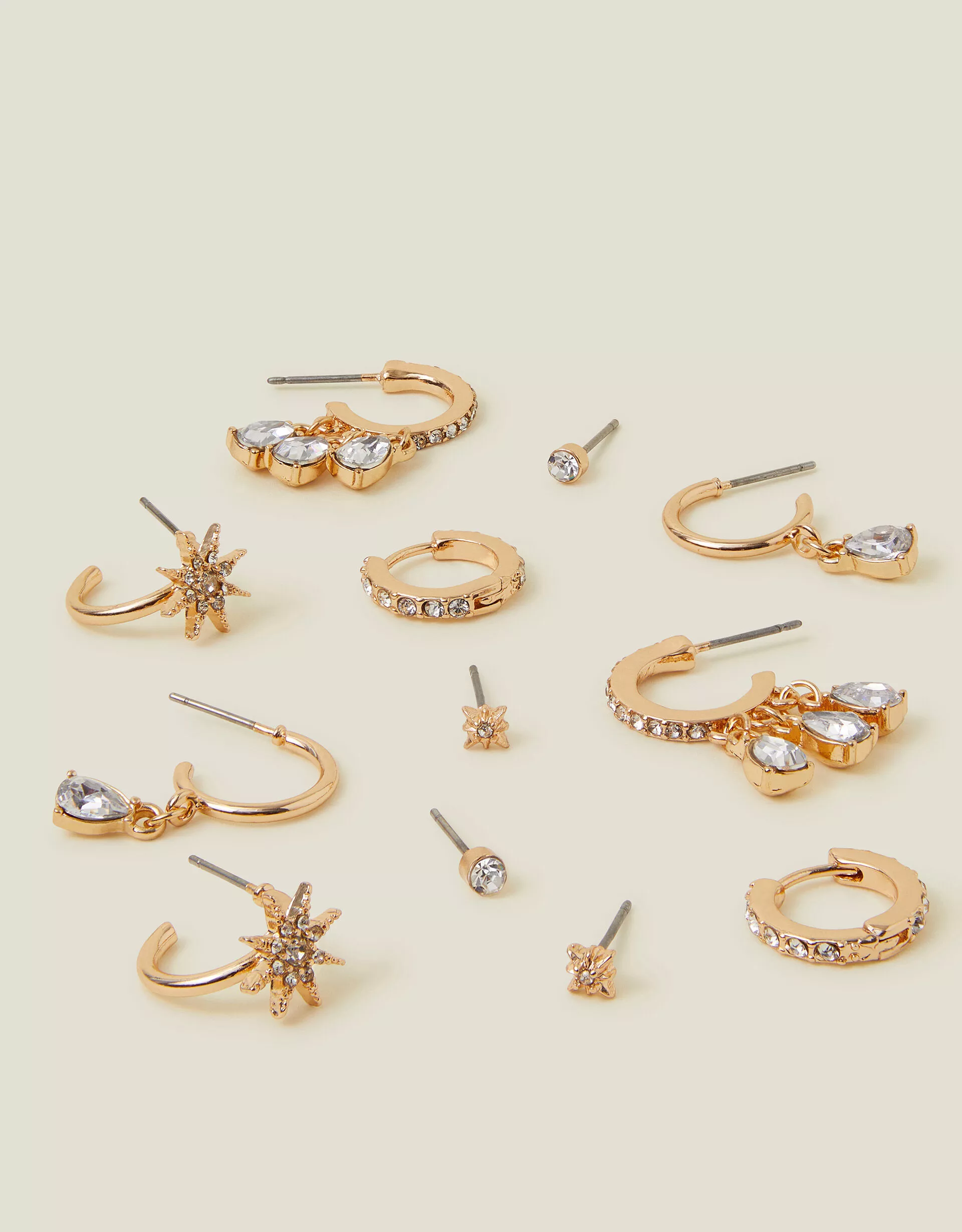 12-Pack Celestial Sparkle Earrings