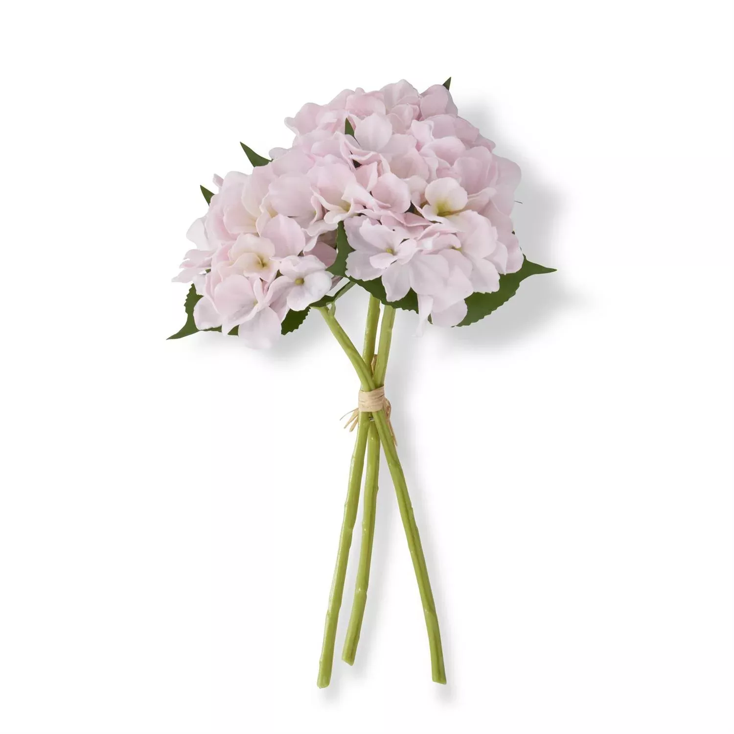 15" PINK REAL TOUCH HYDRANGEA BUNDLE (3 STEMS)