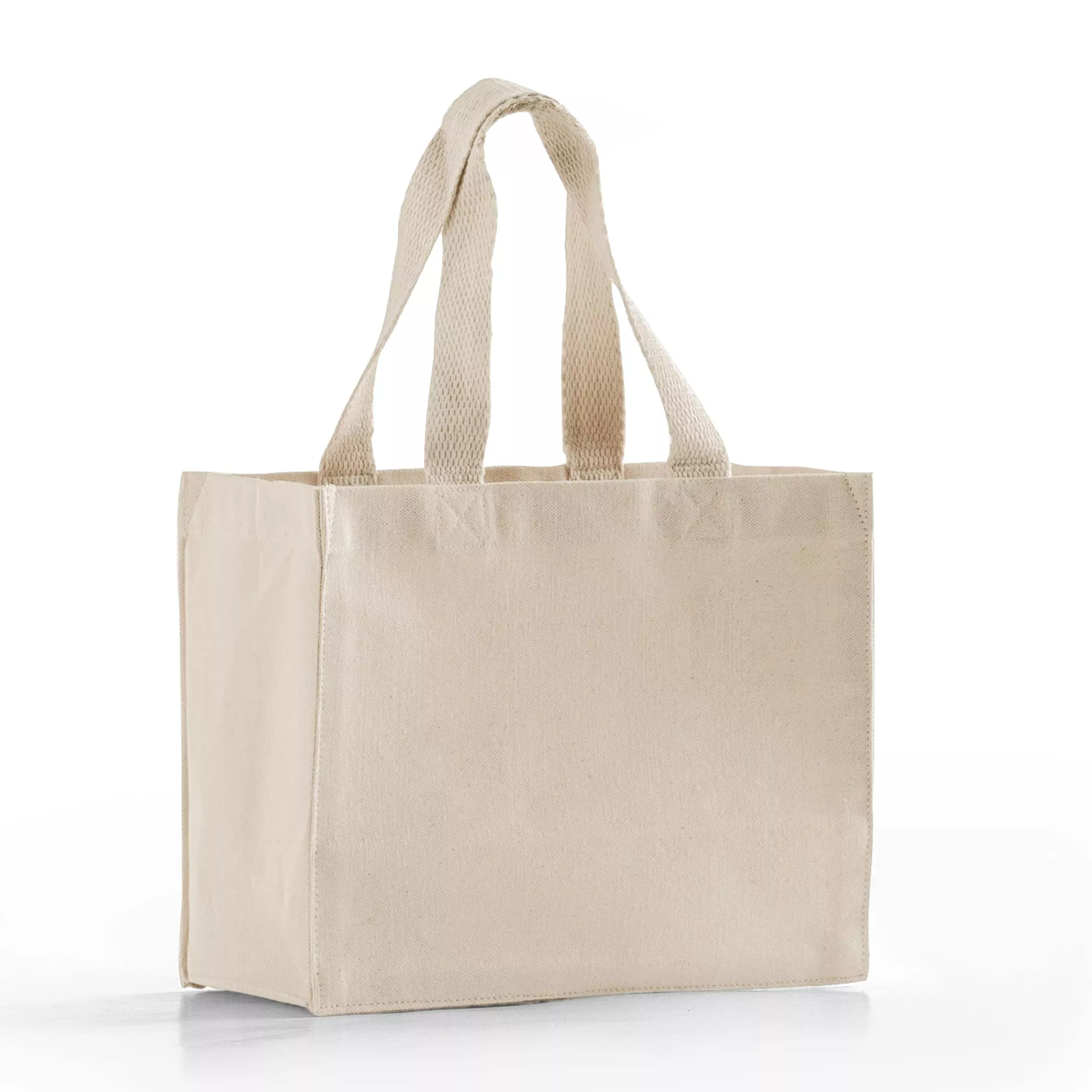 180 ct Small Square Canvas Tote - By Case
