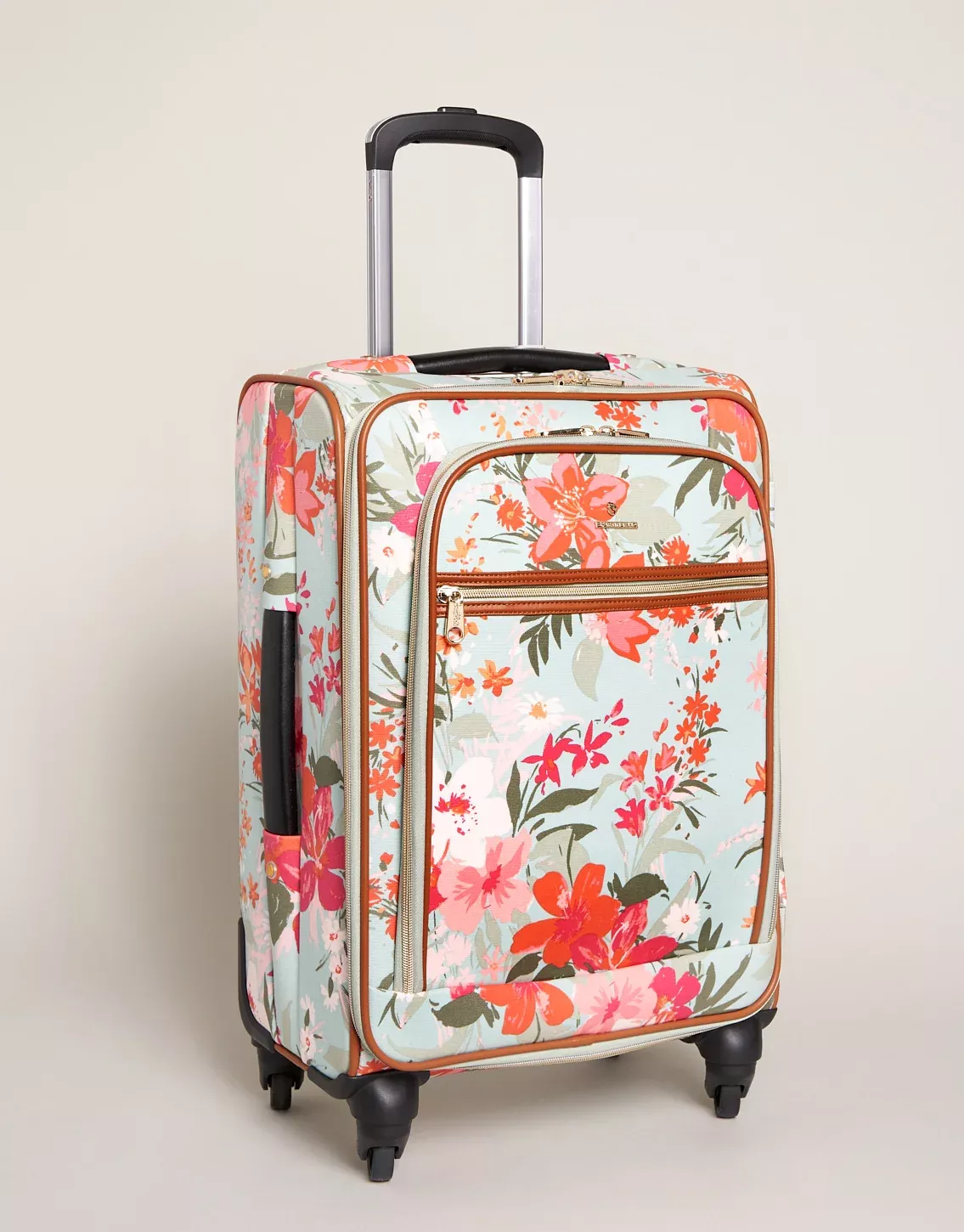 20" Expandable Rolling Suitcase Alljoy Landing Sea Foam