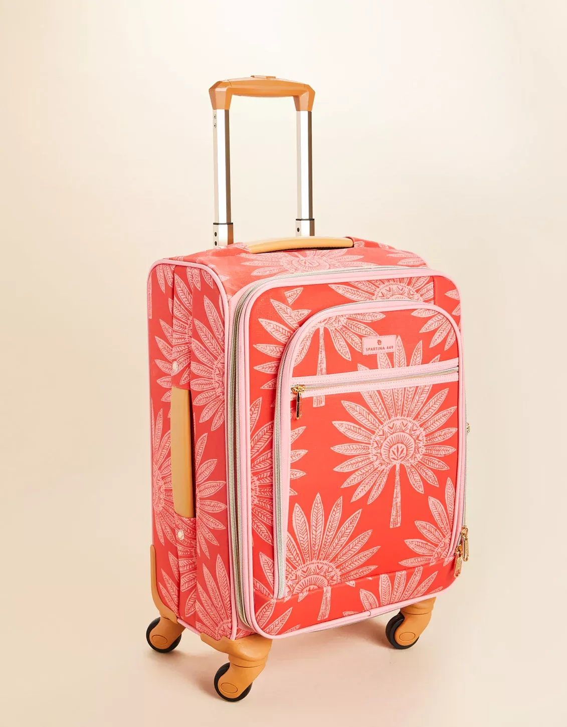 20" Expandable Rolling Suitcase Palmetto Frond