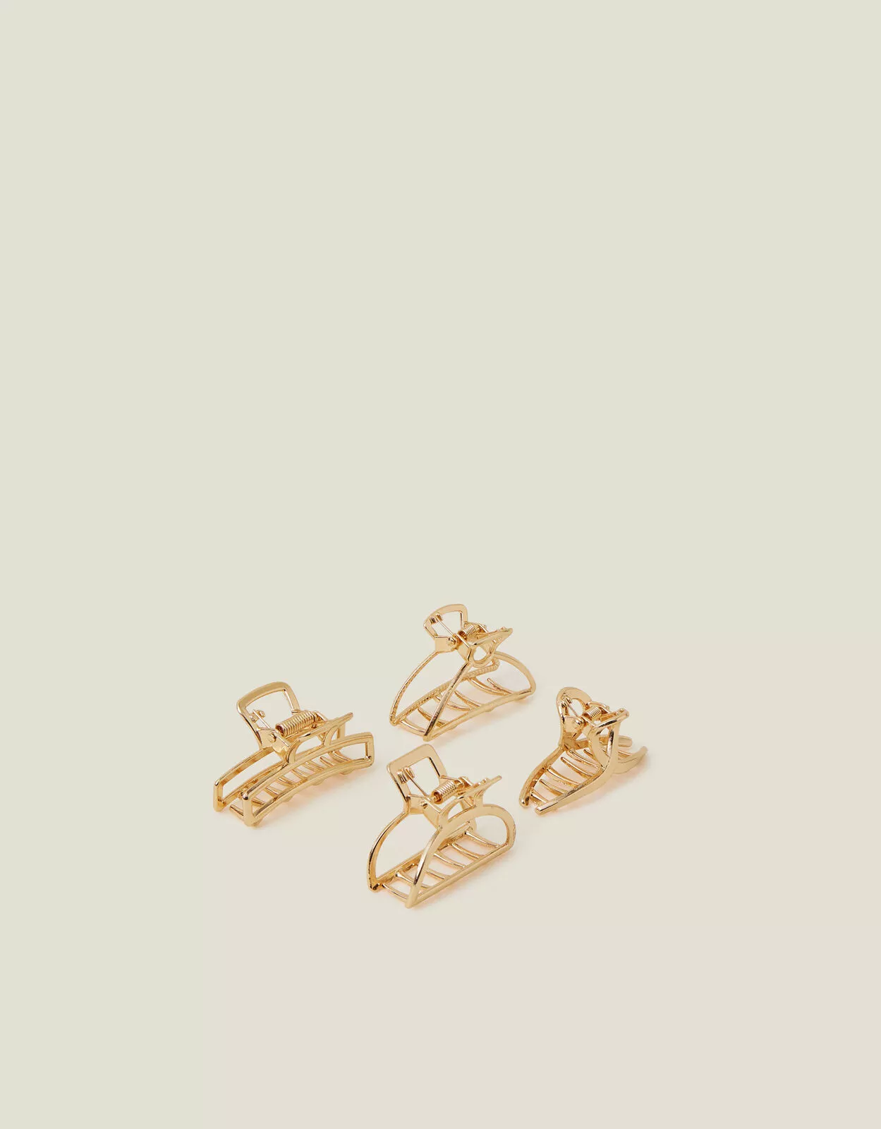 4-Pack Small Metal Claw Clips