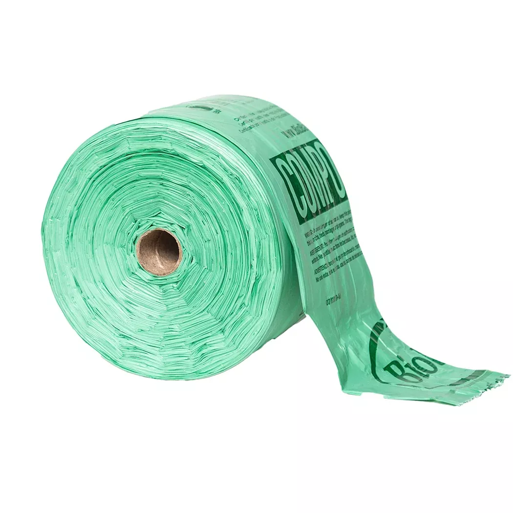 8 Gallon - 100% Compostable Trash Bags 500 ct