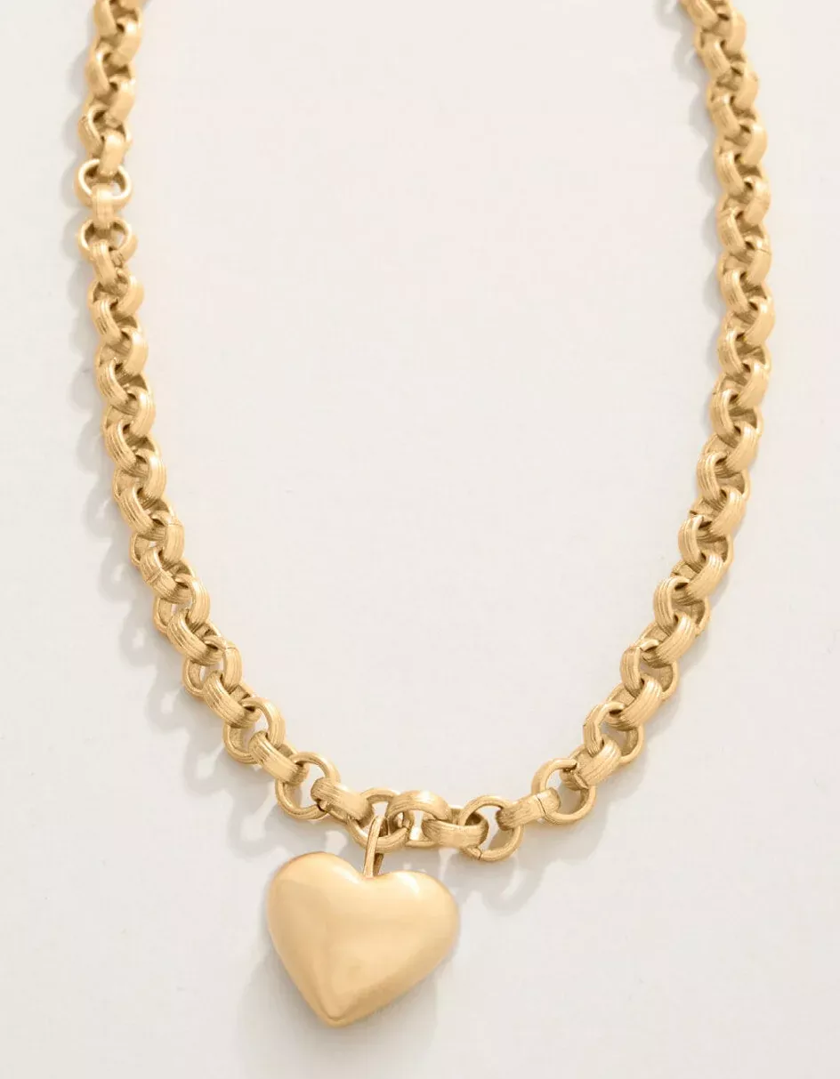 Anastasia Heart Necklace 18"