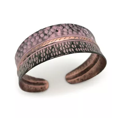 Anju Copper Patina Cuff Bracelet