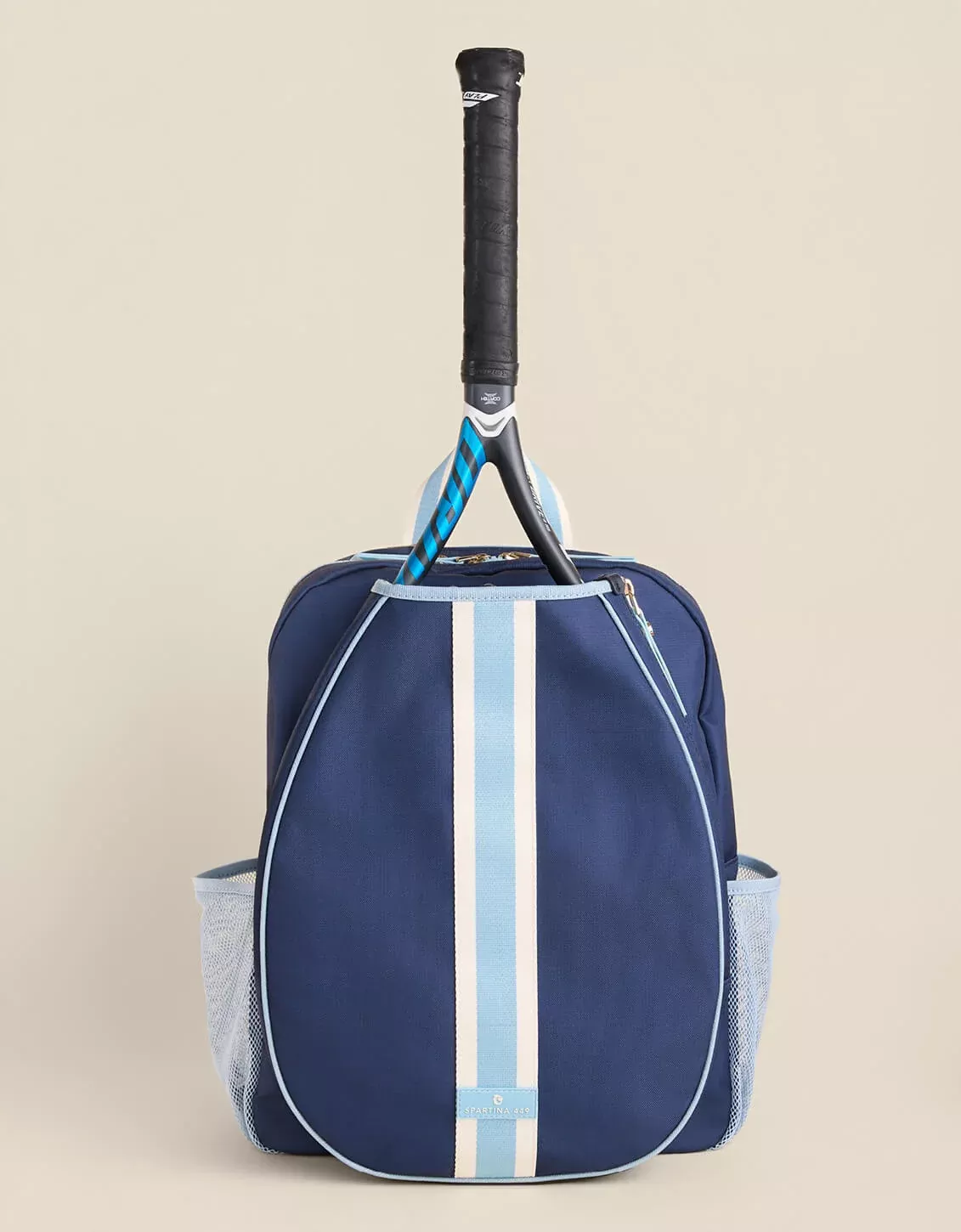 Armada Tennis Backpack Navy Blue Stripe