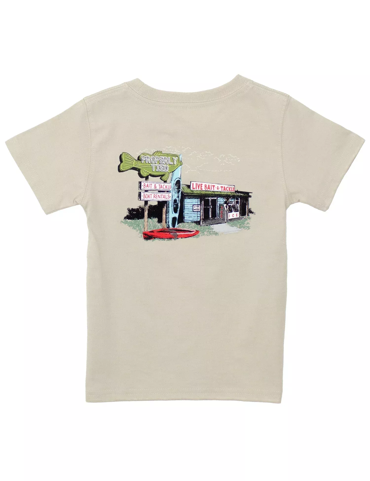BAIT SHOP LINEN BOYS TEE