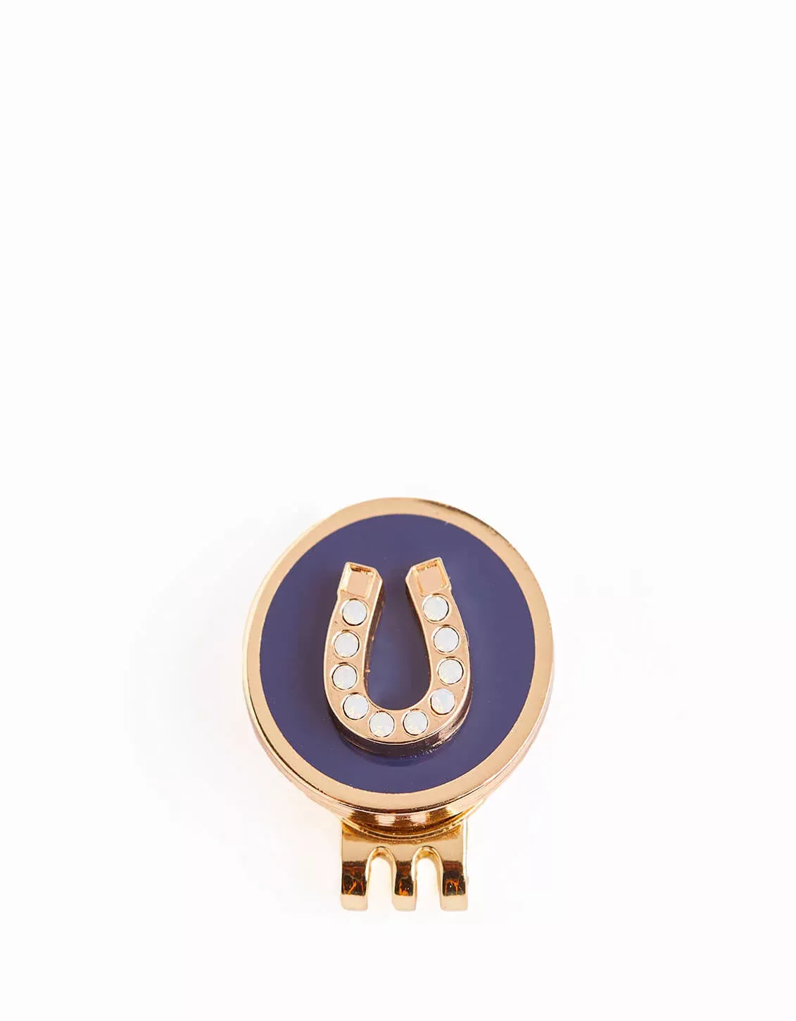 Ball Marker Horseshoe Navy