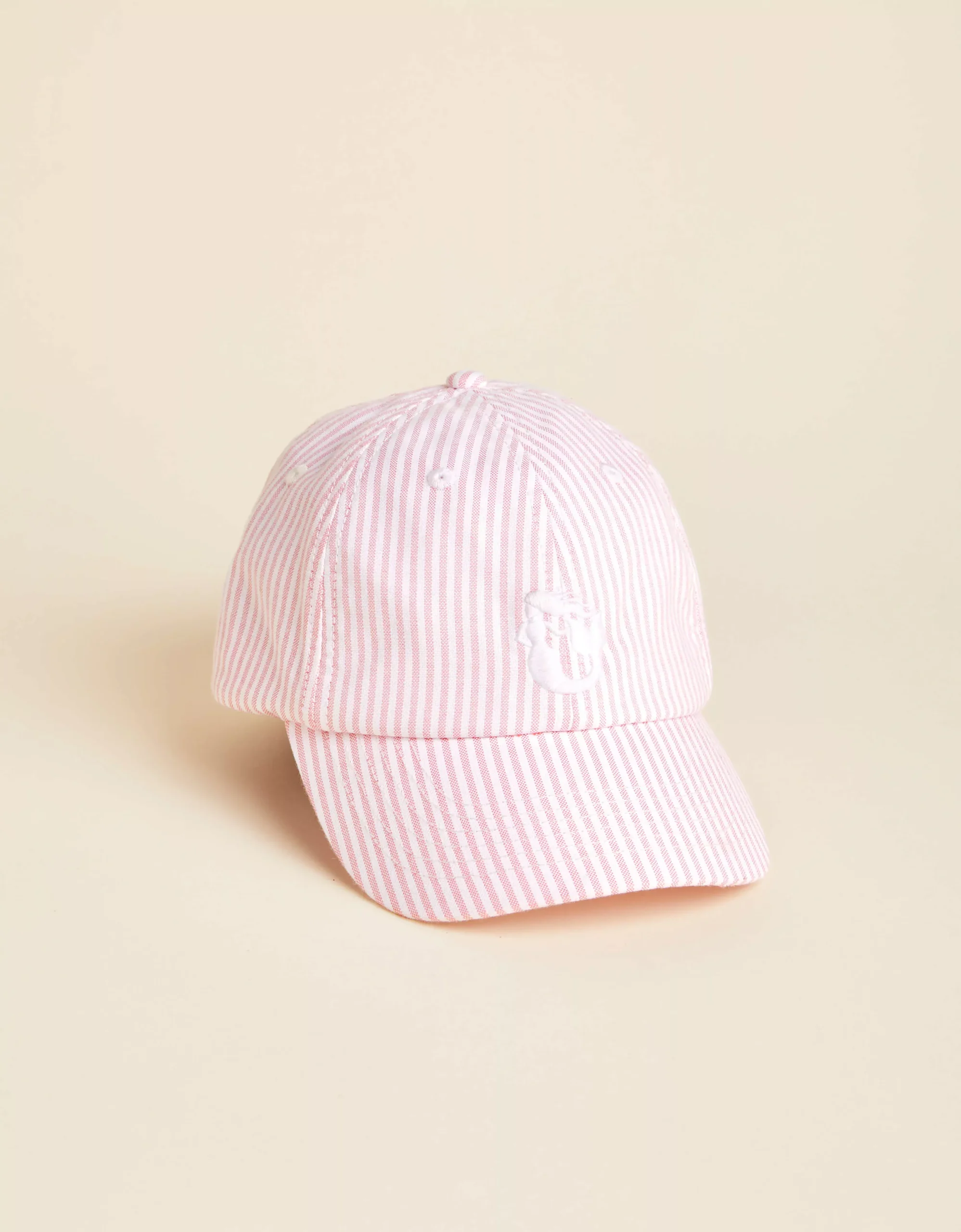 Baseball Hat Mermaid/Pink Stripe