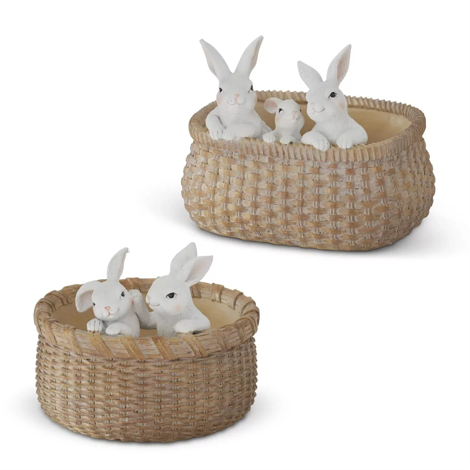 BASKET WITH BUNNIES BOWL