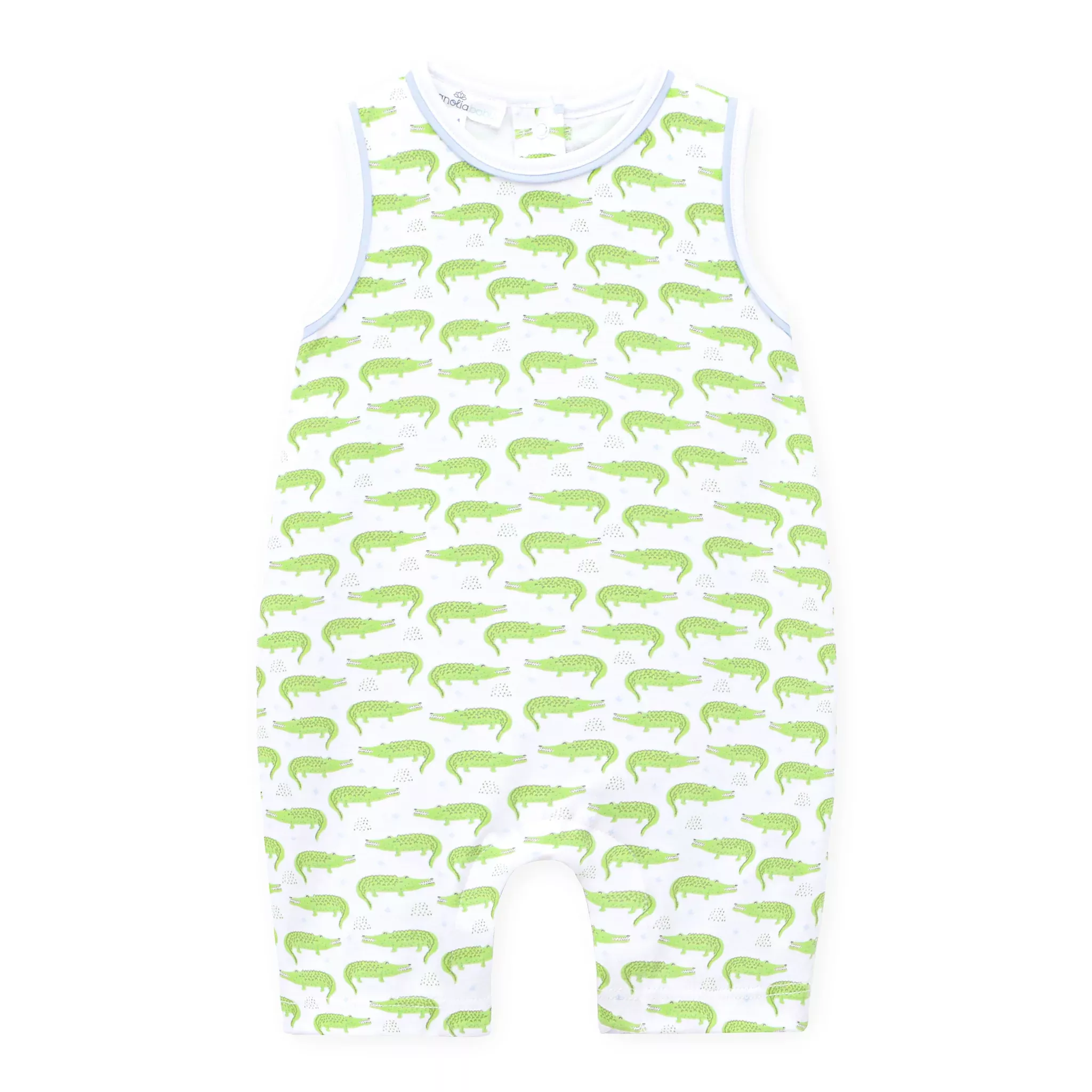 BAYOU BABY LIGHT BLUE SHORT PLAYSUIT