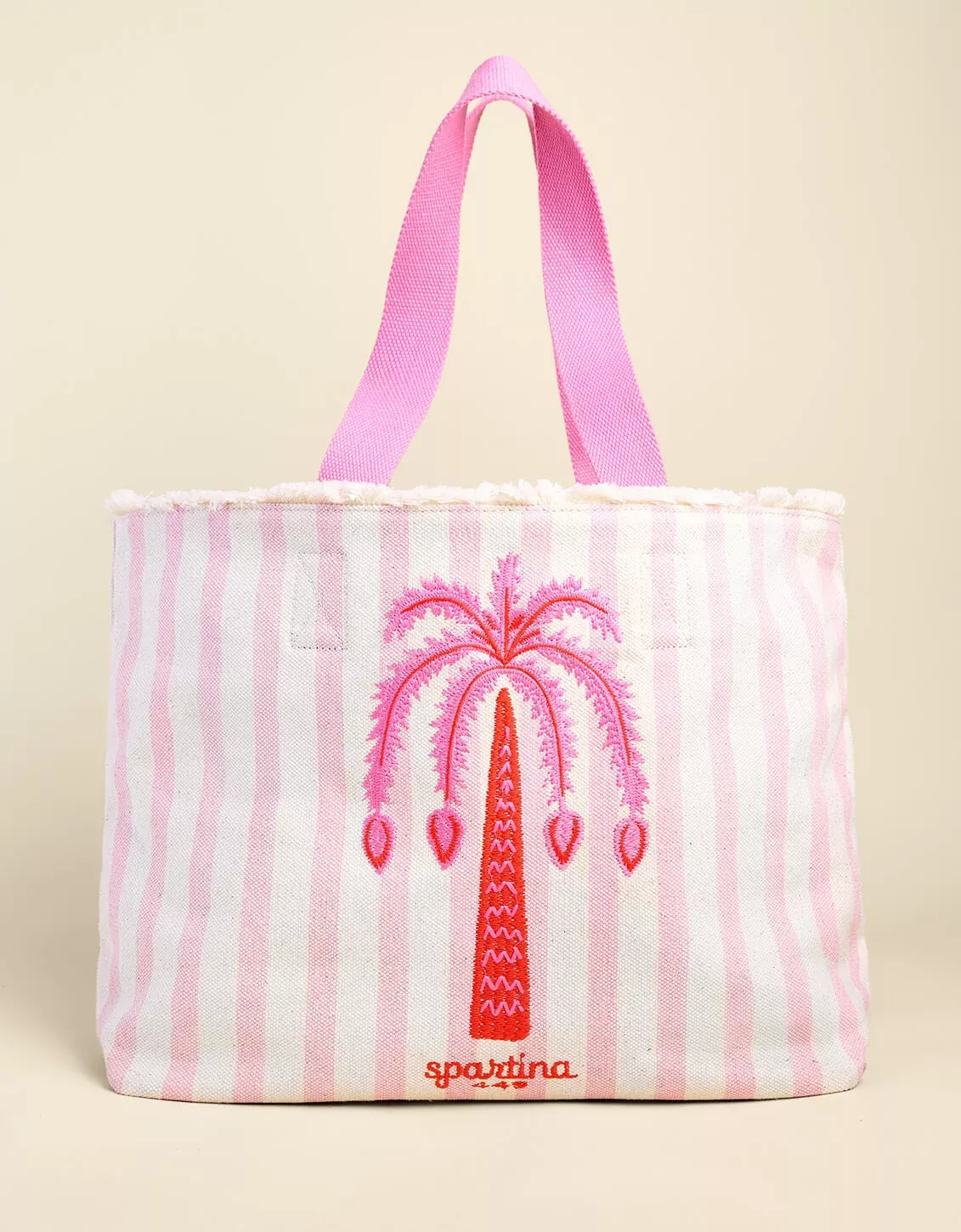 Beach Tote Pink Palm