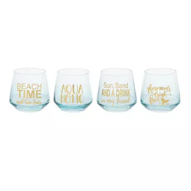 Beachcombers Beach Sentiments Stemless Glass