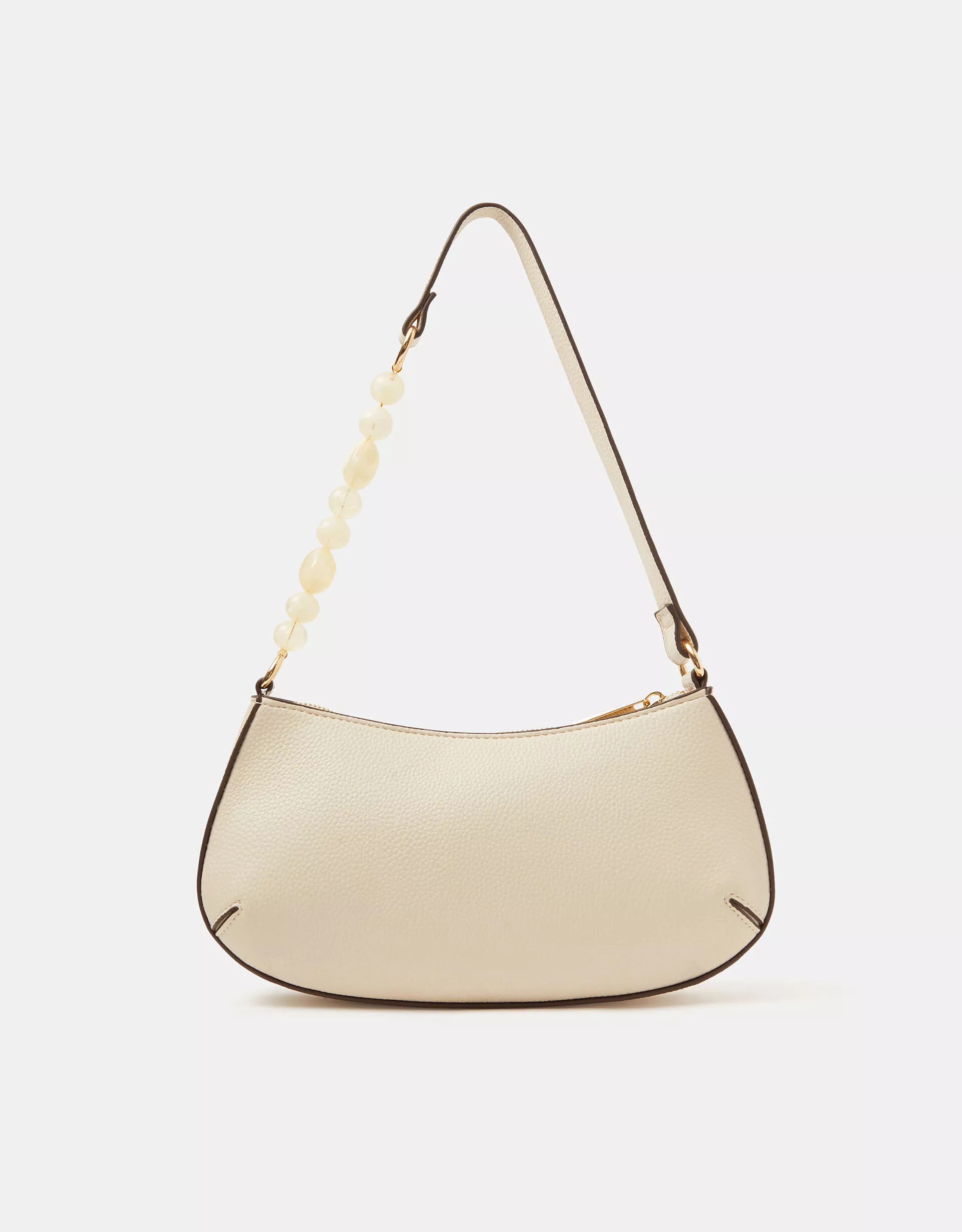 Beaded Strap Shoulder Bag