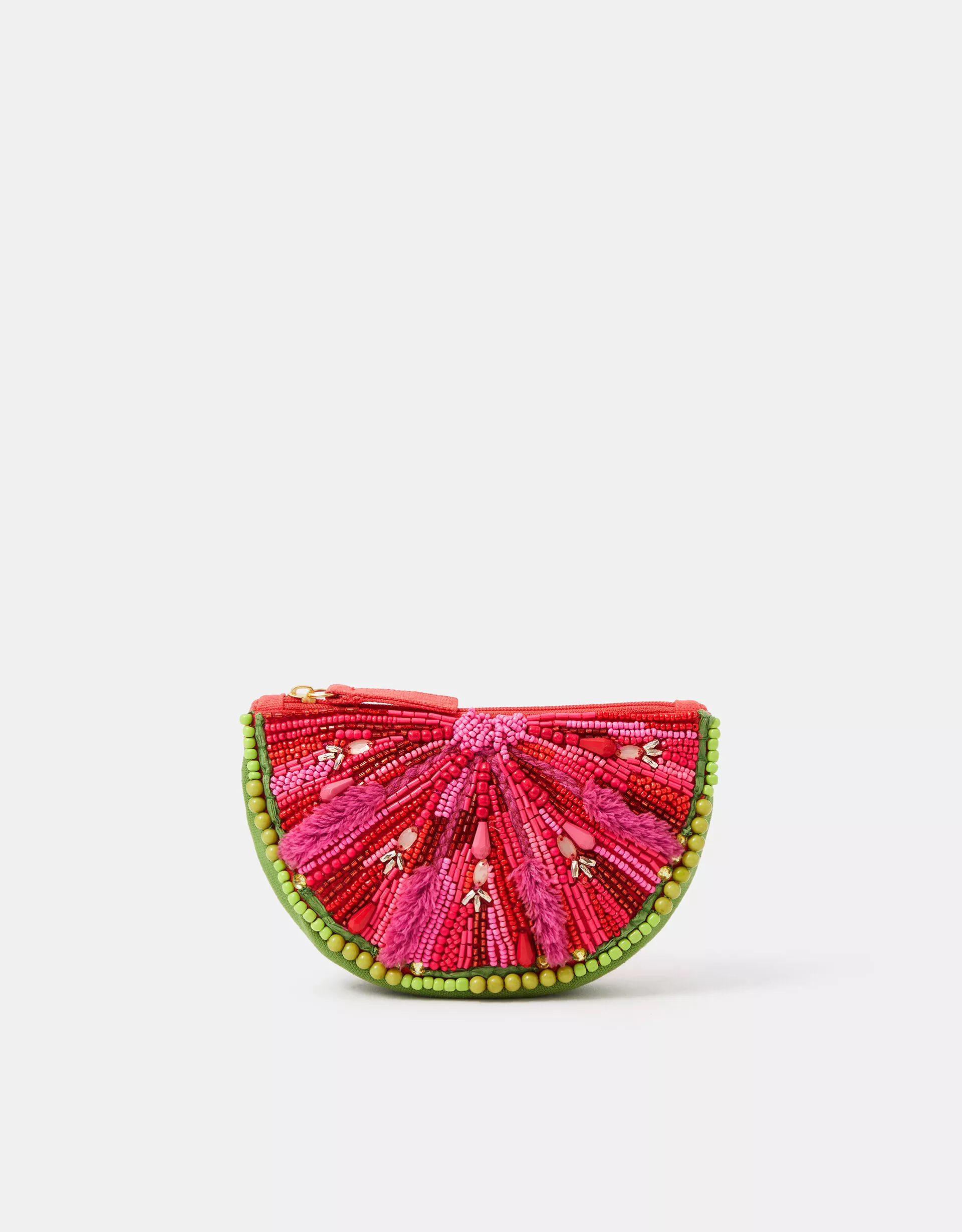 Beaded Watermelon Coin Purse