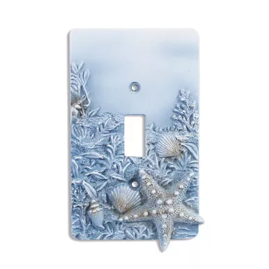 Blue Under The Sea Single Light Wall Switchplate Cover