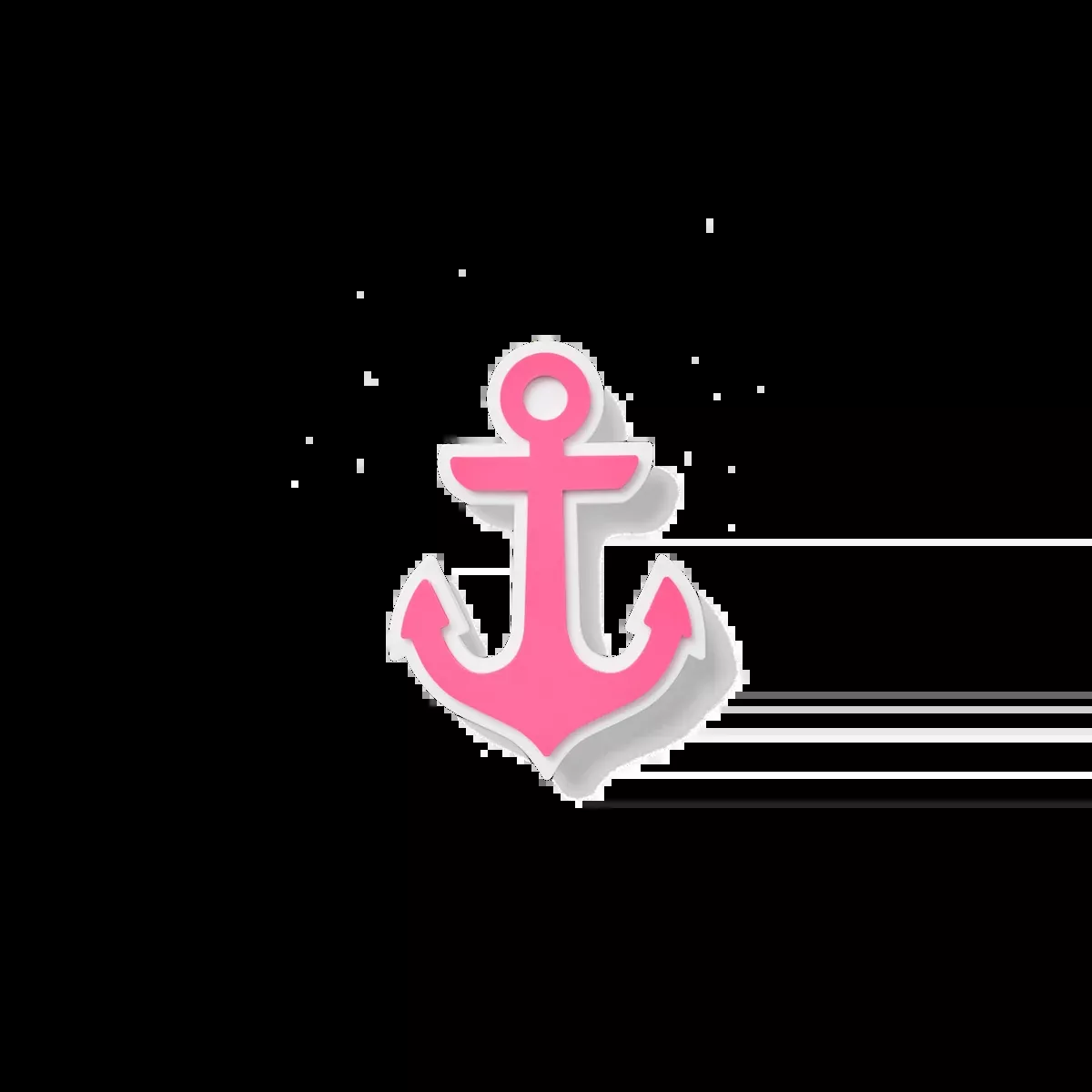 Bogg Bit - Pink Anchor