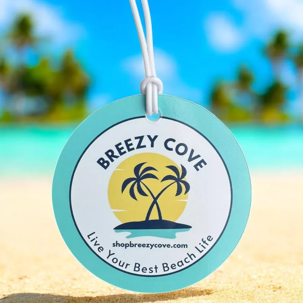 Breezy Cove Luggage Tag – Easy ID for Beach Lovers