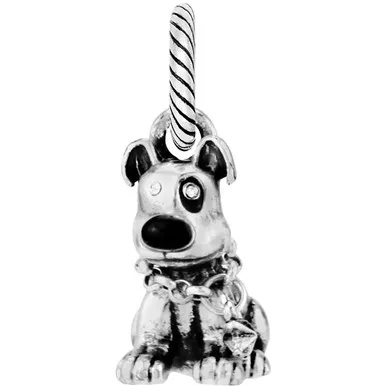 Brighton Archie Silver Dog Charm