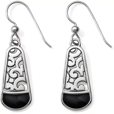 Brighton Catania French Wire Silver Drop Earrings
