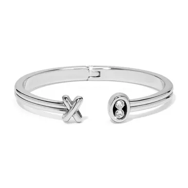 Brighton Hugs & Kisses Open Hinge Bangle Bracelet