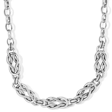 Brighton Interlok Harmony Link Silver Chain Necklace