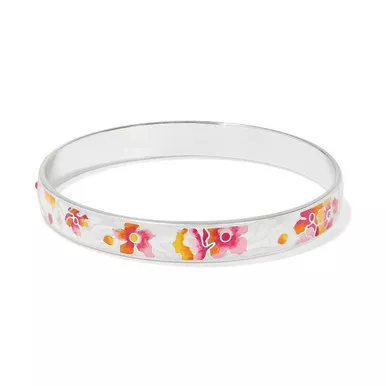 Brighton Kyoto In Bloom Sakura Silver Bangle Bracelet