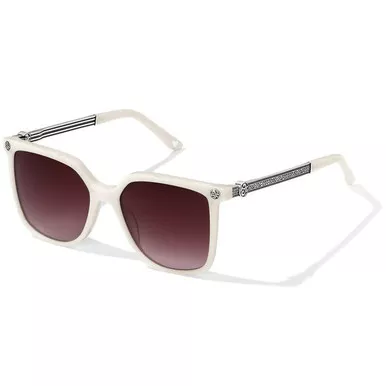 Brighton Mingle White Sunglasses