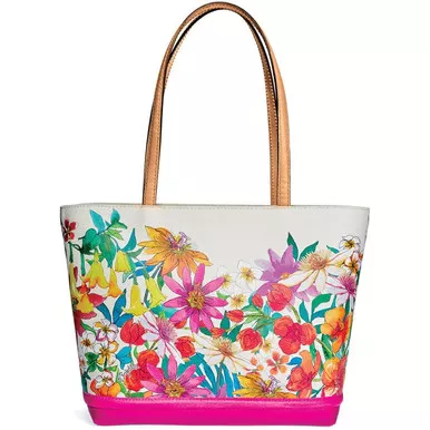 Brighton Orchid Flower Tote Purse