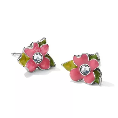 Brighton Pink Flower Child Stud Earrings