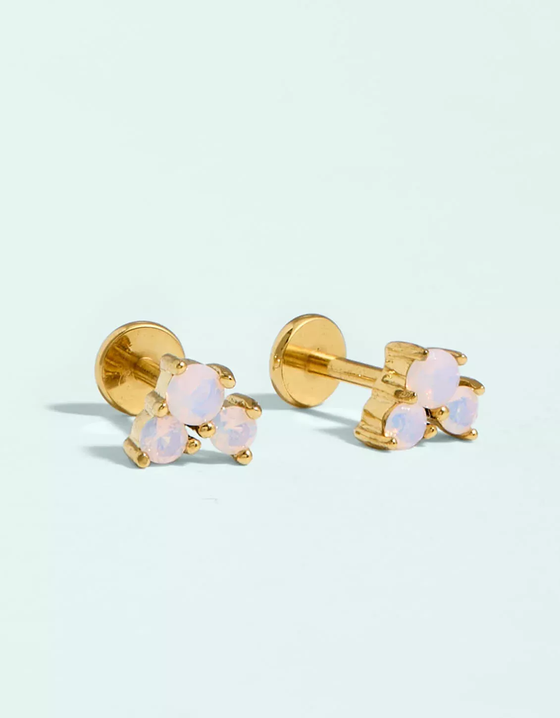 Bubbles Flat Back Stud Earrings