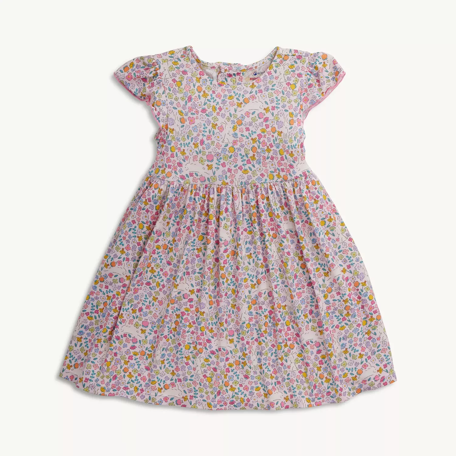BUNNY BLOSSOM FLUTTER SLEEVE MAGNETIC DRESS