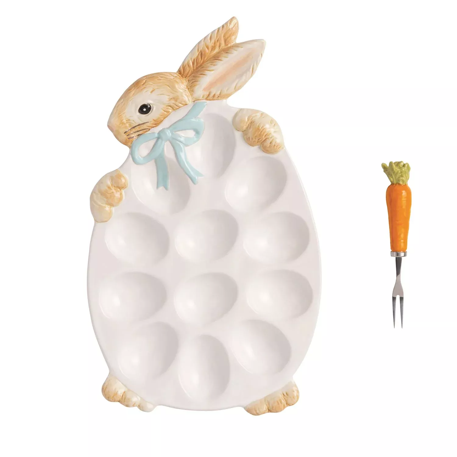 BUNNY DEVILED EGG PLATTER SET