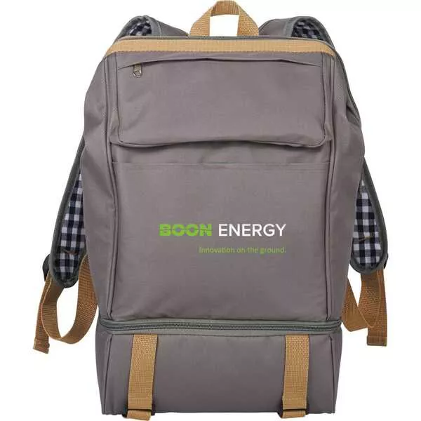 Café Picnic Backpack for Two- Gray- PCNA 1450-44