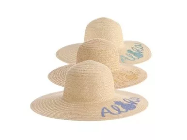 Cappelli Aloha Pineapple Pau Hana Straw Sun Hat