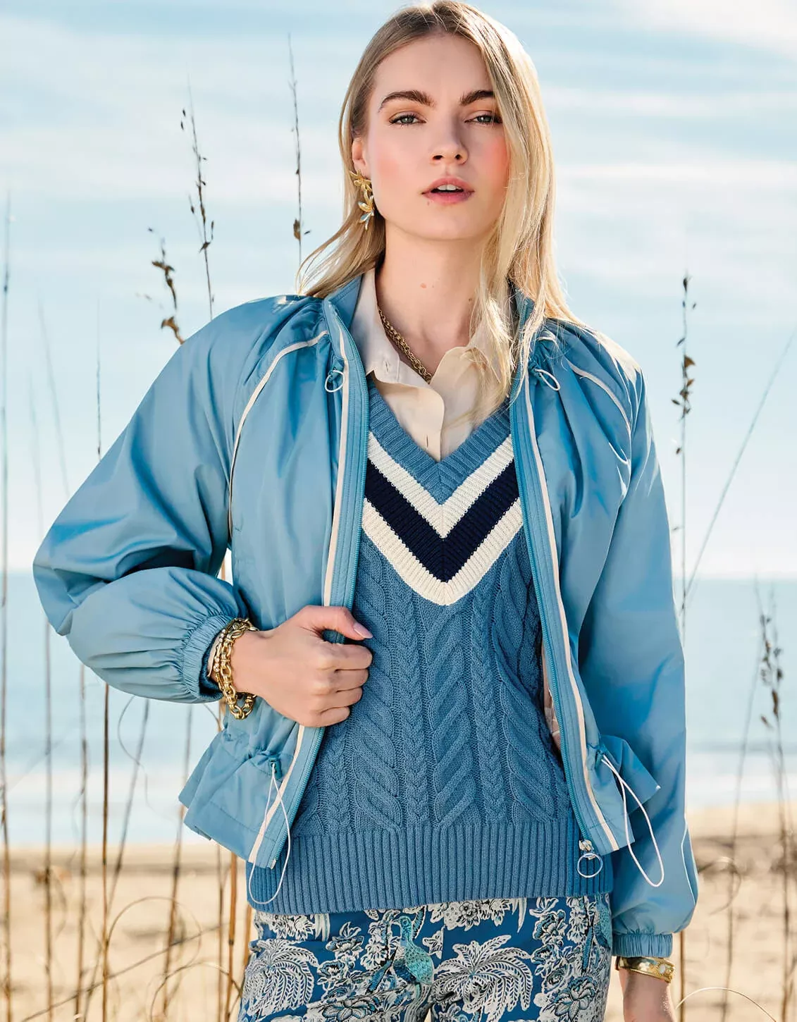 Celinne Windbreaker Harbour Blue