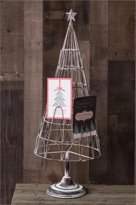 CHRISTMAS TREE CARD HOLDER