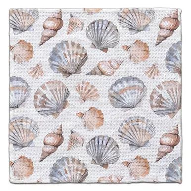 CJ Bella Mixed Sea Shells Eco-Friendly Wash Cloth