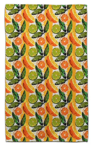 CJ Bella Oranges Limes Eco-Friendly Towel