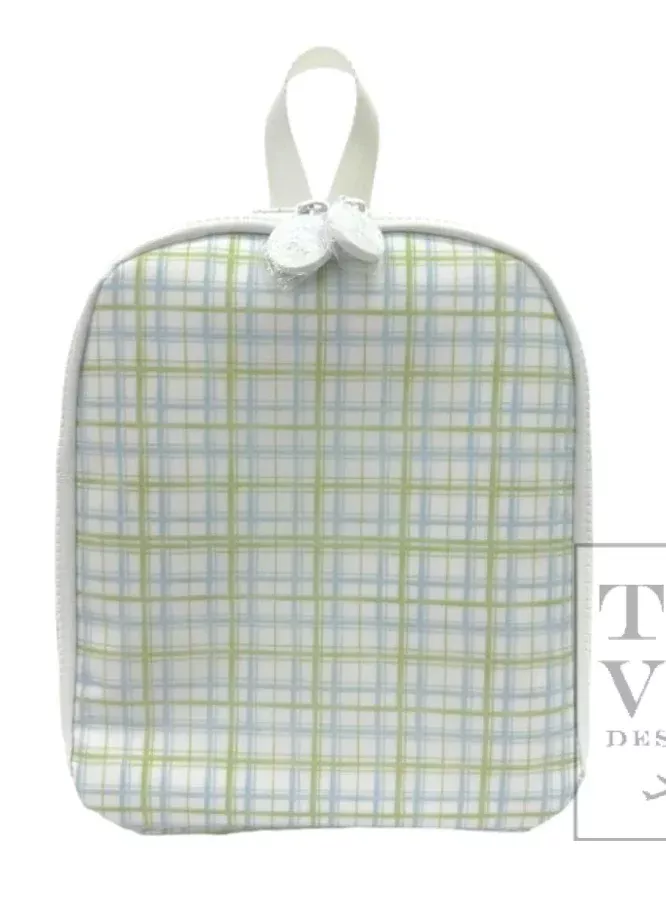 CLASSIC PLAID GREEN BRING IT LUNCH BOX