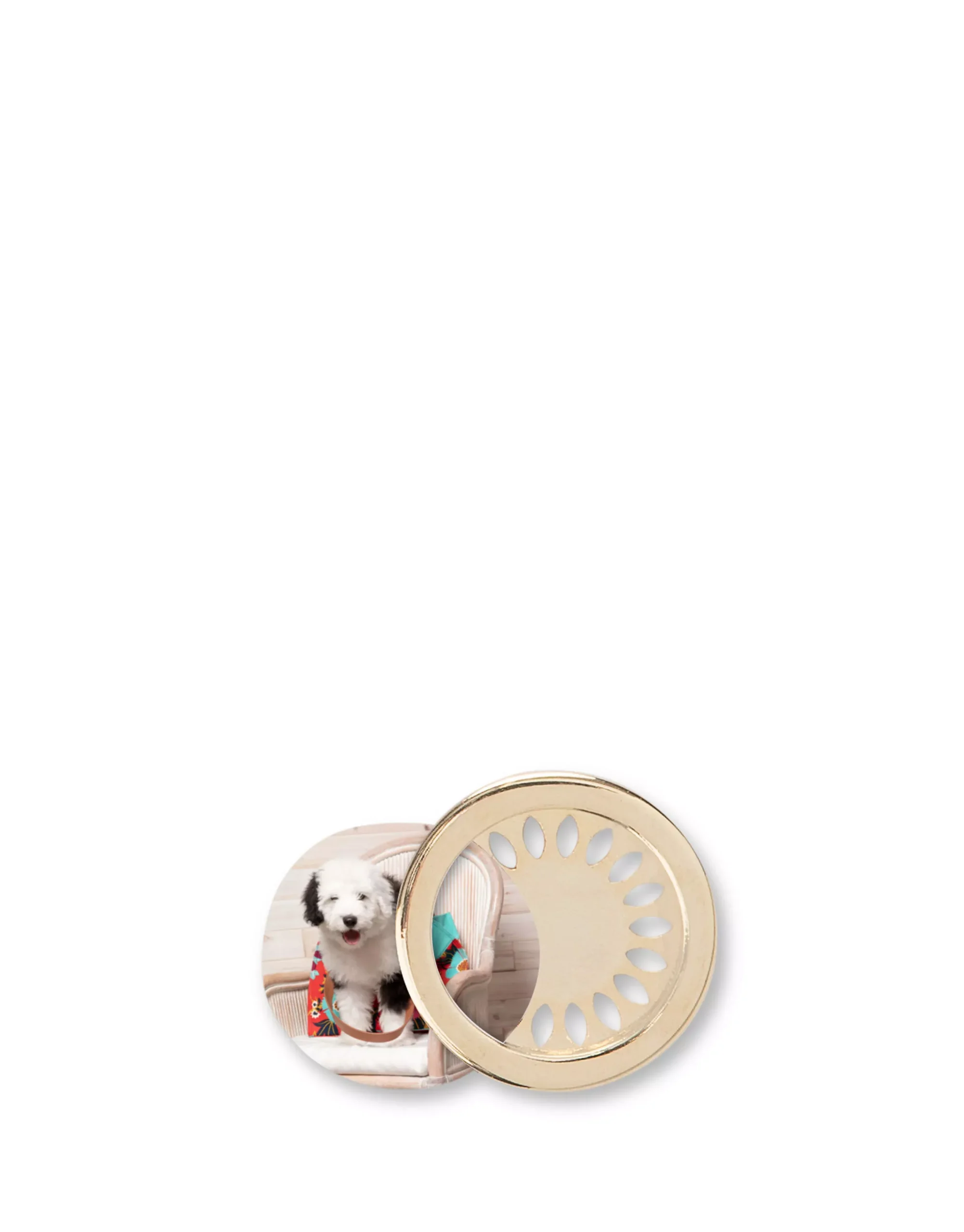 Classic Round Locket Photo Holder