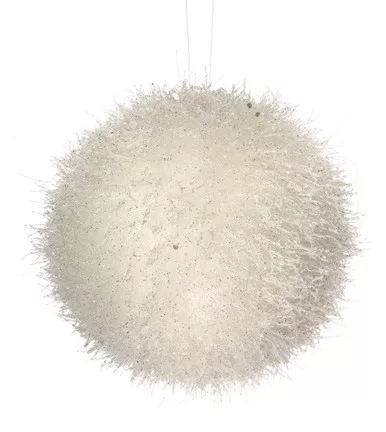Crazy Tinsel Ball Christmas Tree Ornament