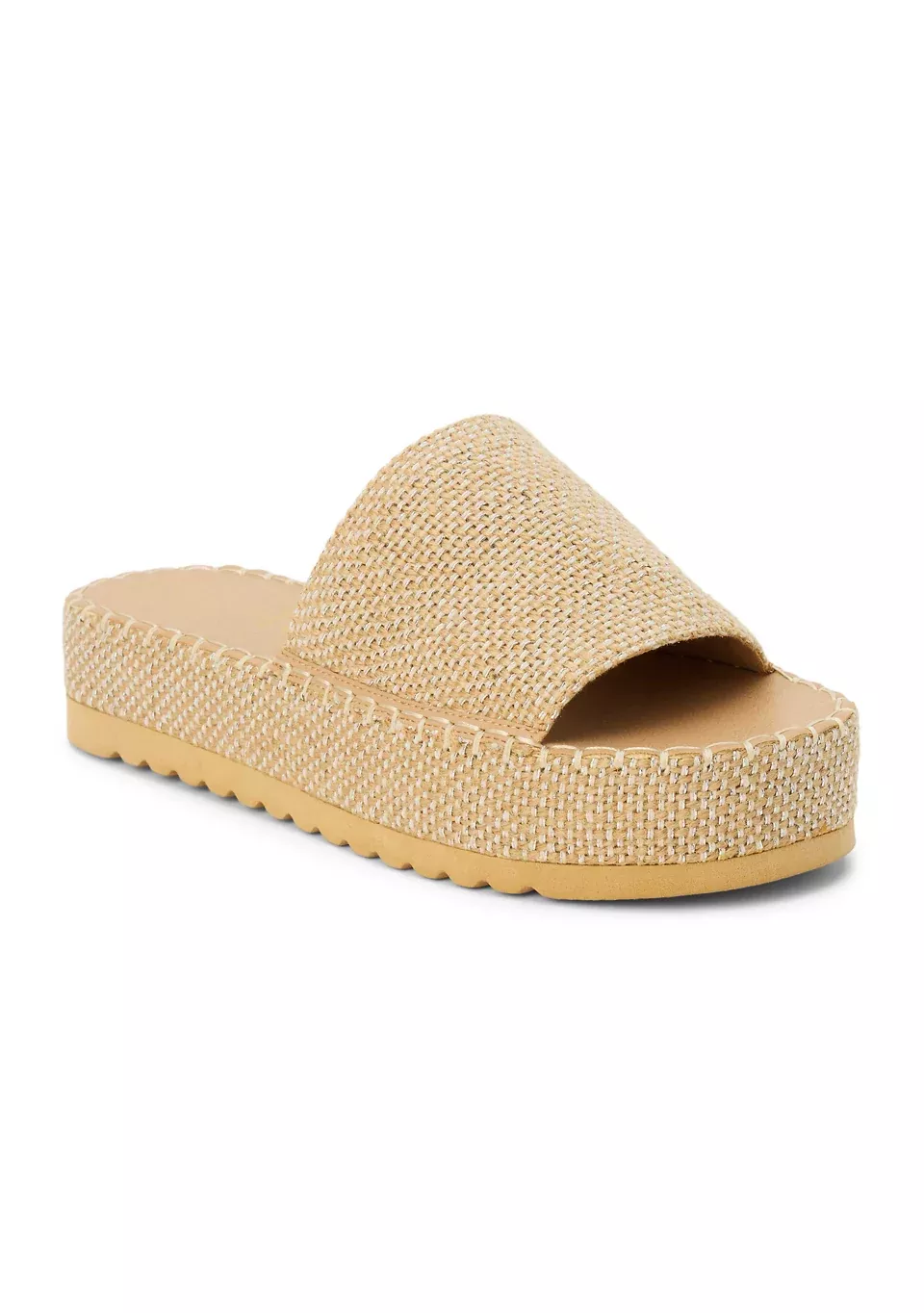 DEL MAR GOLD SPECKLE PLATFORM SANDAL