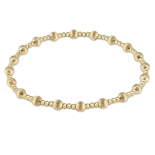 DIGNITY SINCERITY GOLD 4MM BRACELET