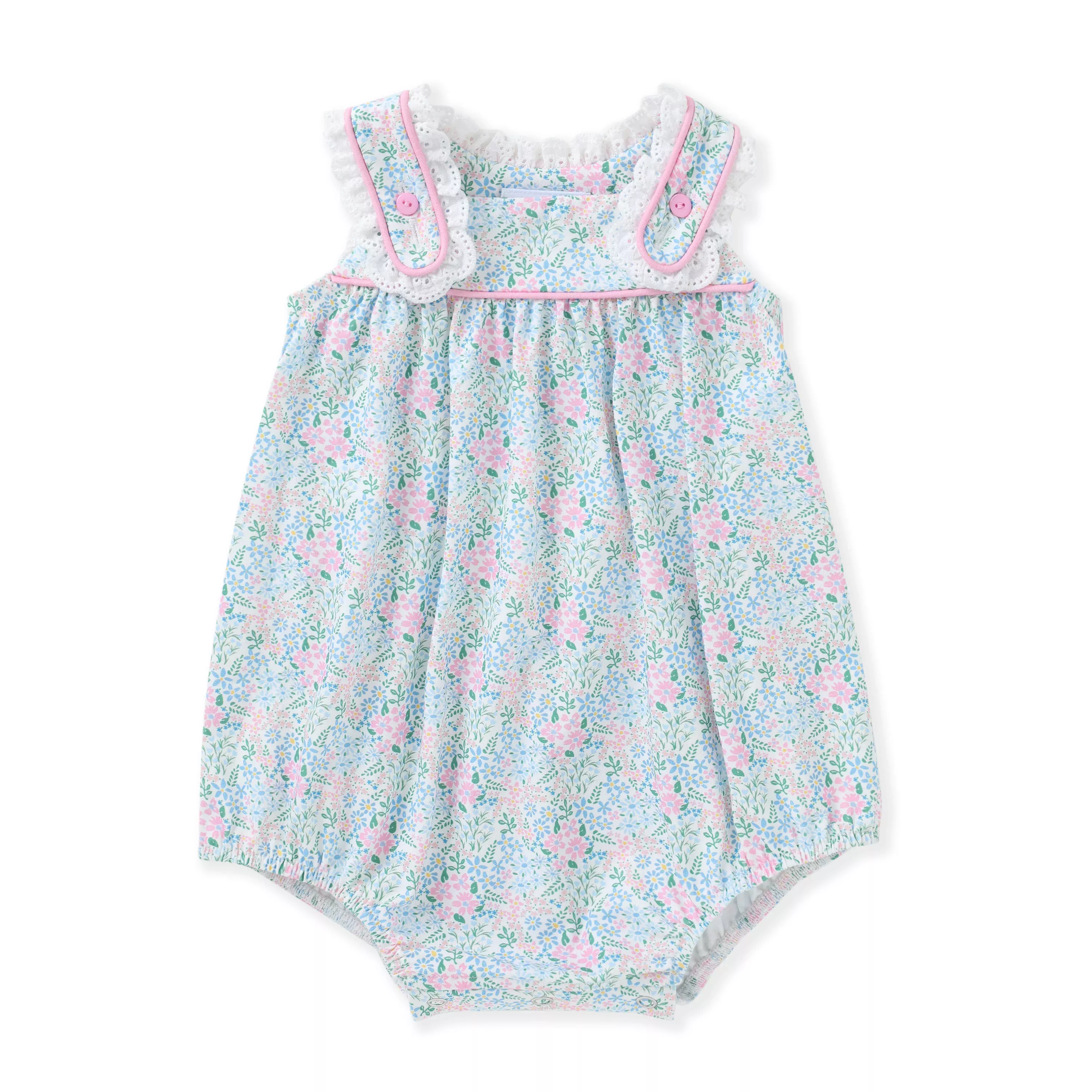 DITSY FLORAL EYELET TRIM BUBBLE