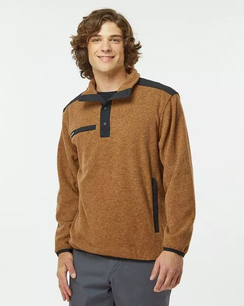 Dri Duck 7353- Charcoal- Ranger Melange Fleece Pullover