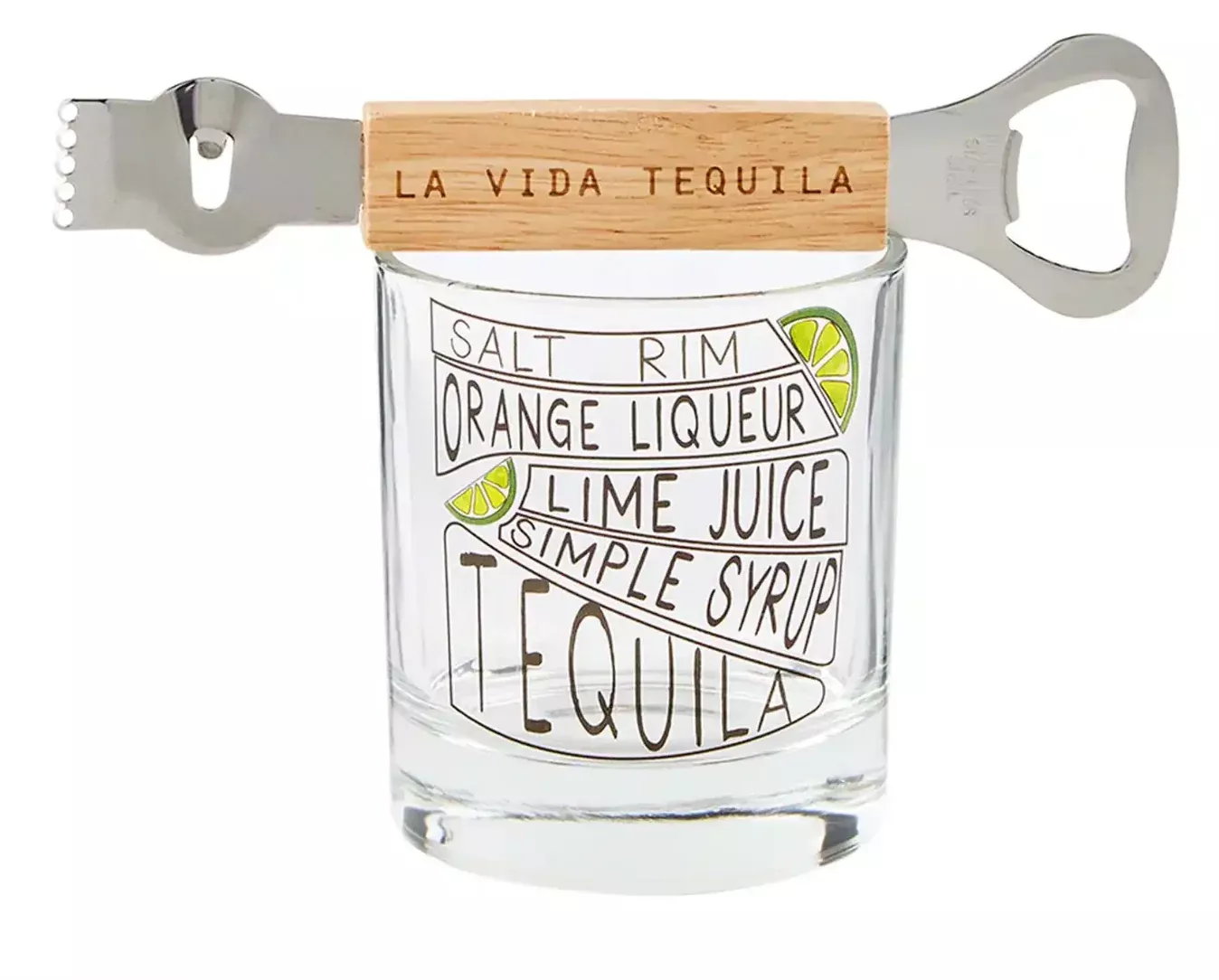 DRINK RECIPE GLASS SET