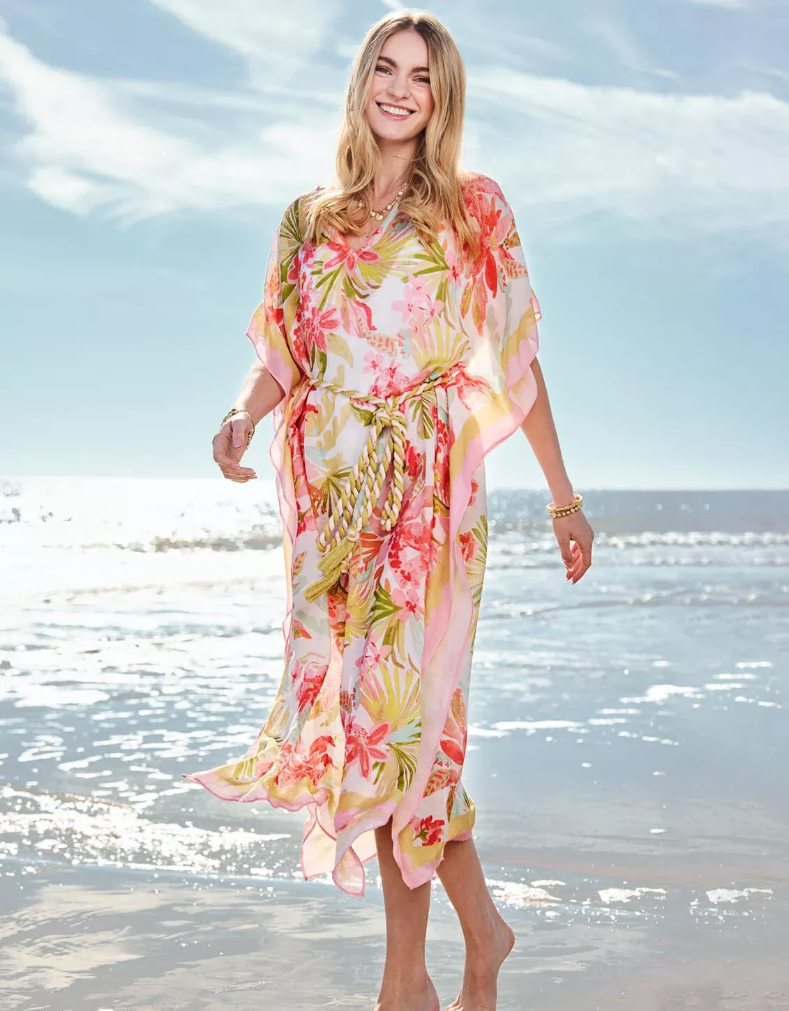 Edisto Beach Kaftan Castillo Tropical