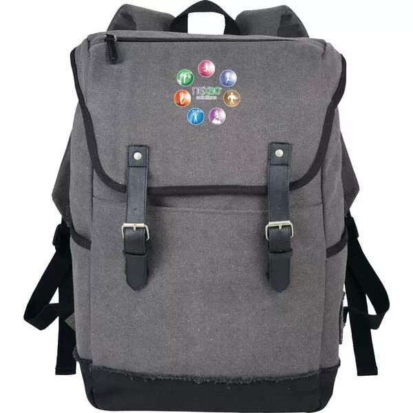 Field & Co. 7950-94- Gray- Hudson 15" Computer Backpack